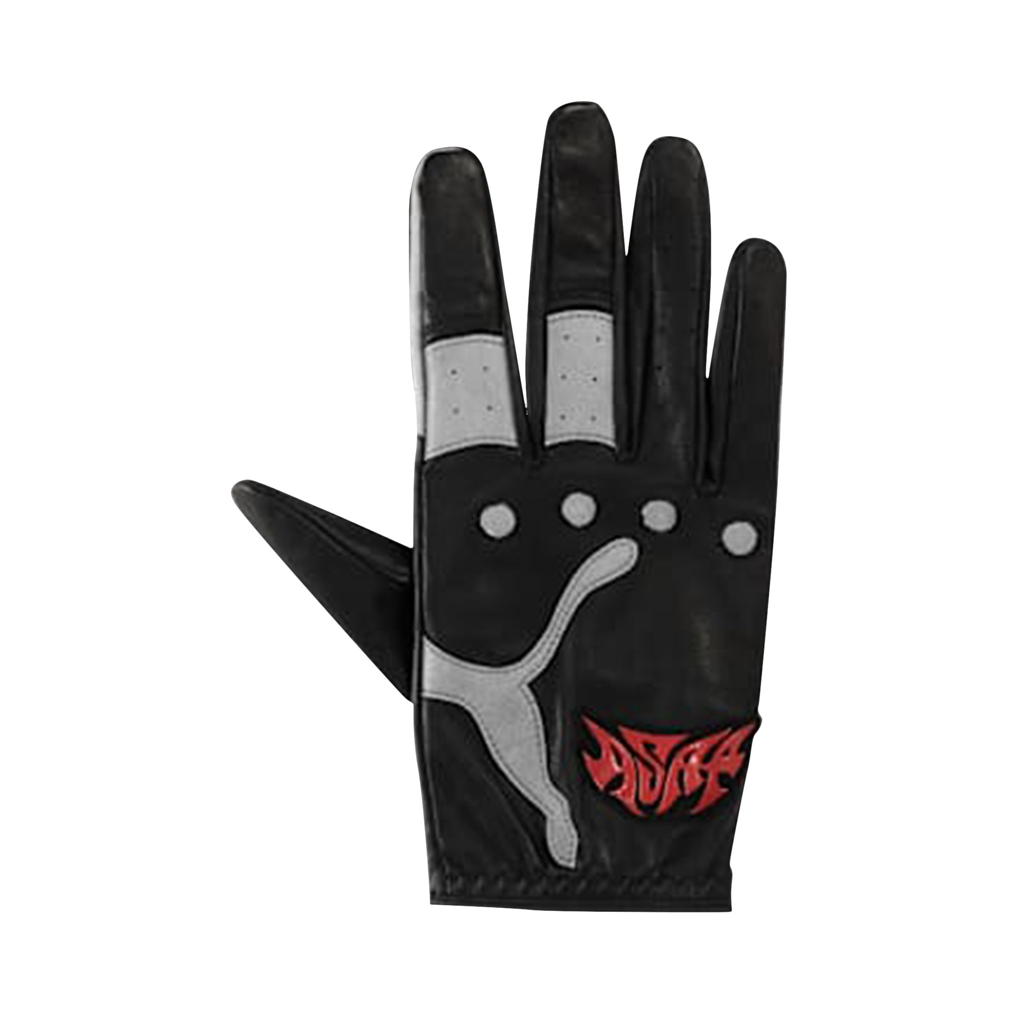 Pre-owned Puma X A$ap Rocky Driving Gloves ' Black/fierce Red/ White' | Men's Size L/xl