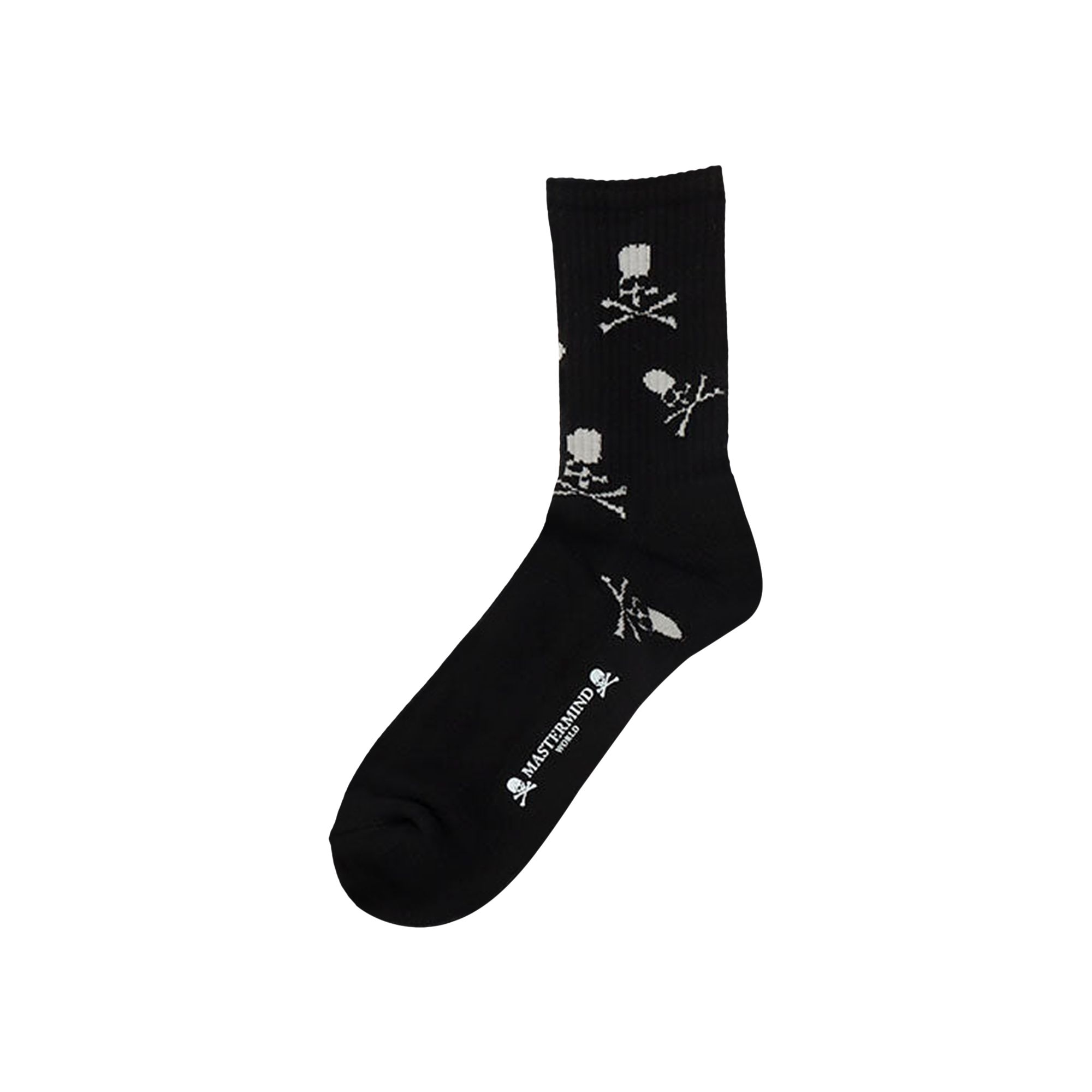 Pre-owned Mastermind Japan Mastermind World Random Skull Socks 'black' | Men's Size M