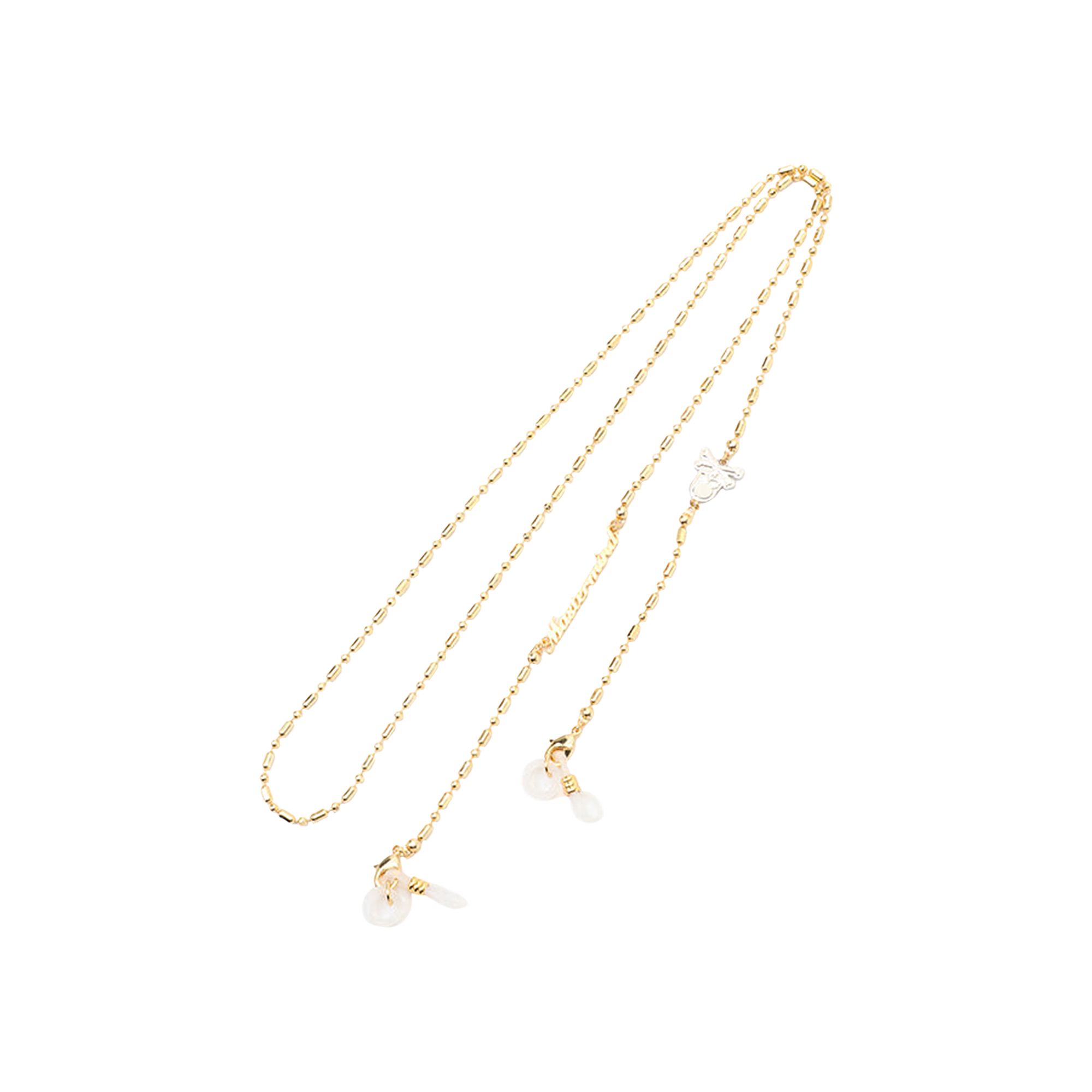 Pre-owned Mastermind Japan Mastermind World Earbud/eyewear Chain 'gold' | Men's Size Onesize