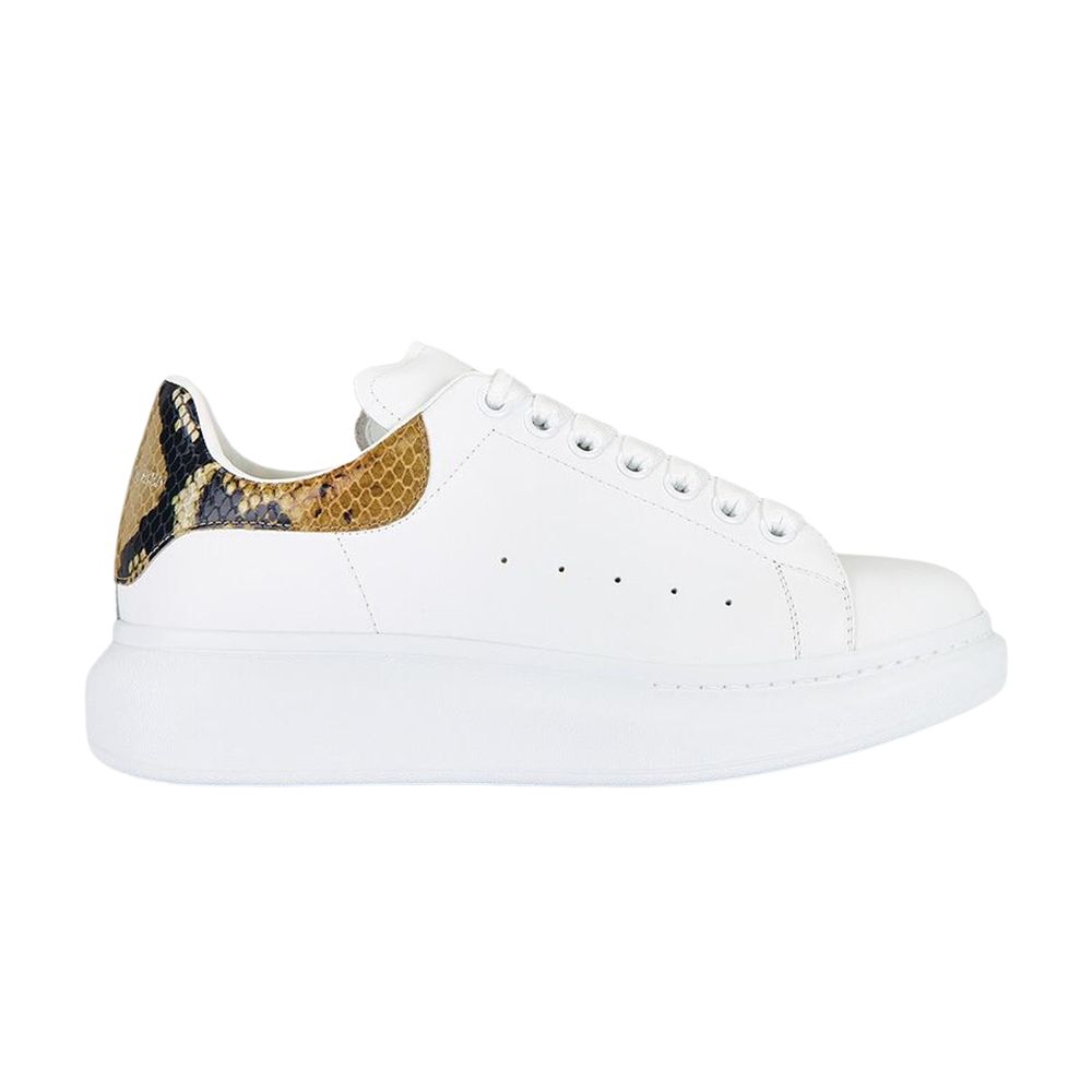 Pre-owned Alexander Mcqueen Oversized Sneaker 'white Snakeskin' | Men's Size 40