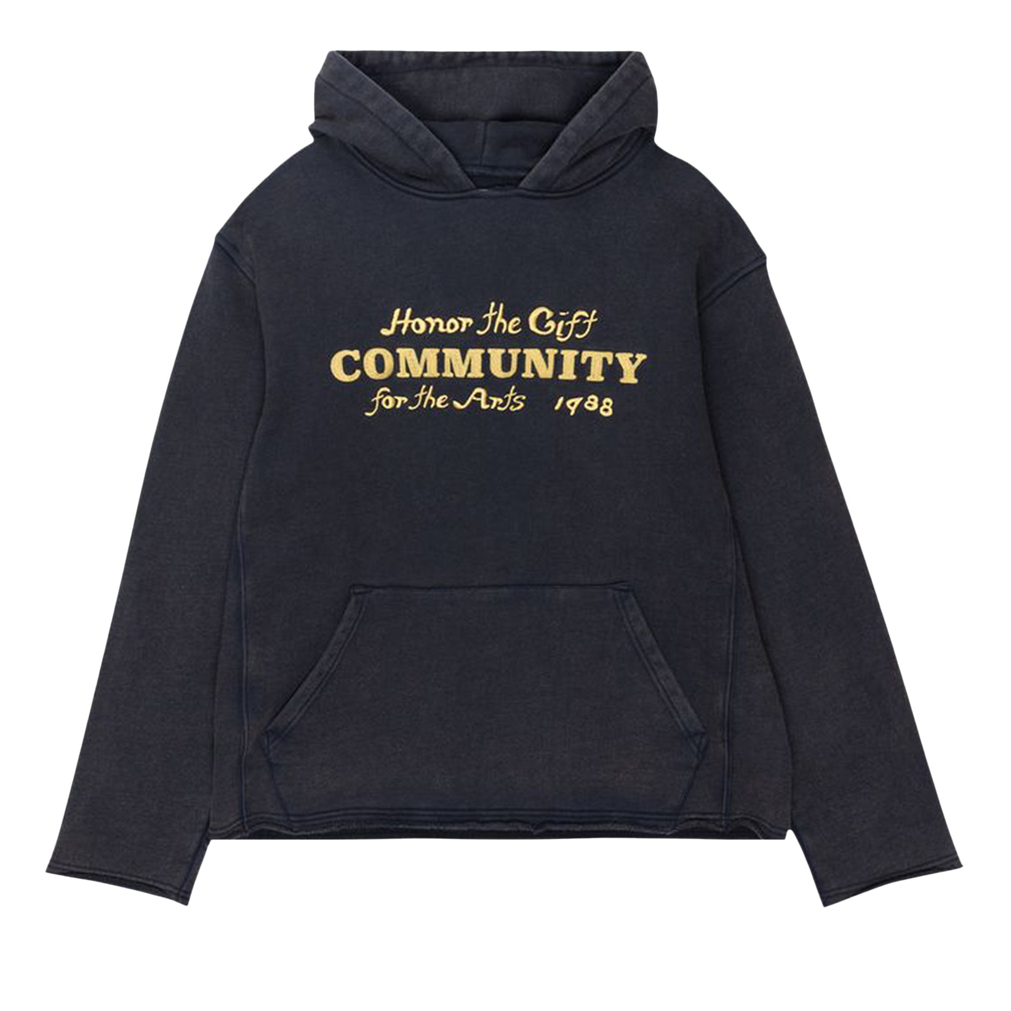 Pre-owned Honor The Gift Vintage Hoodie 'black' | Men's Size S
