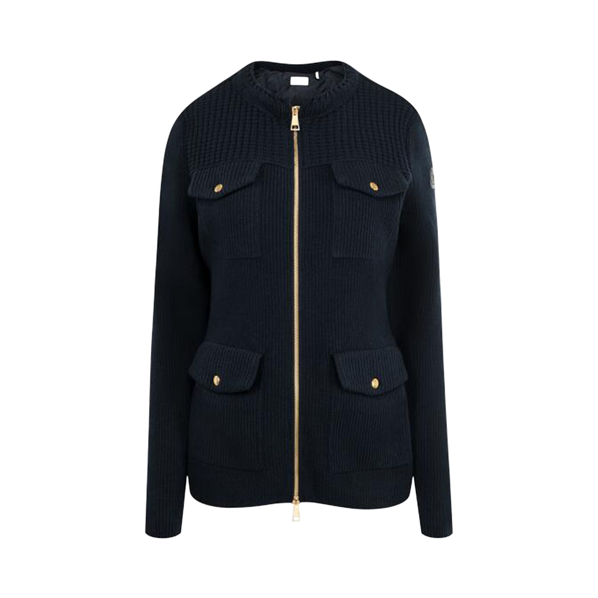 Pre-owned Moncler Cardigan 'navy' | Blue | Women's Size L