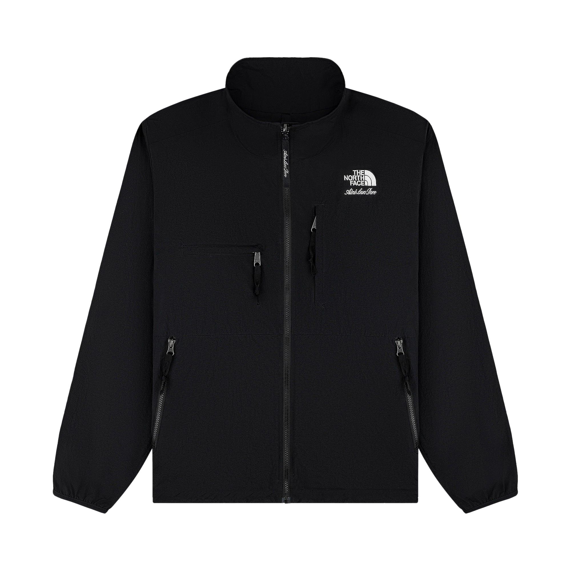 Pre-owned Aimé Leon Dore X The North Face Nylon Denali Jacket 'black' | Men's Size Xs