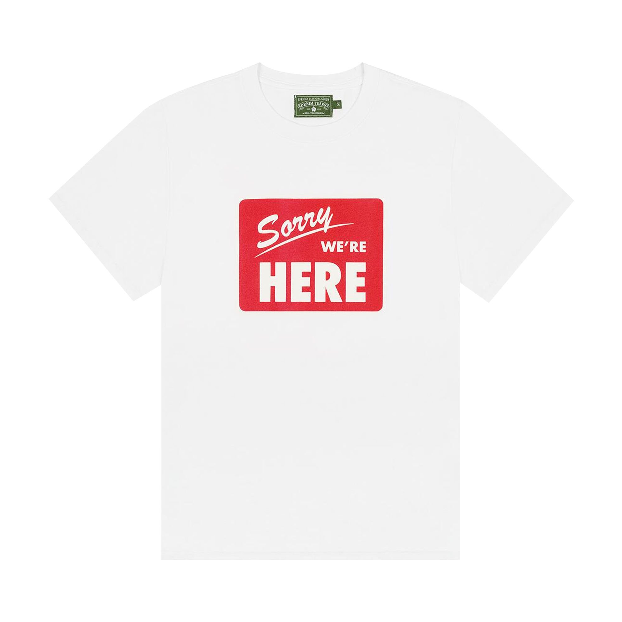 Pre-owned Denim Tears Sorry We're Here Tee 'white' | Men's Size S