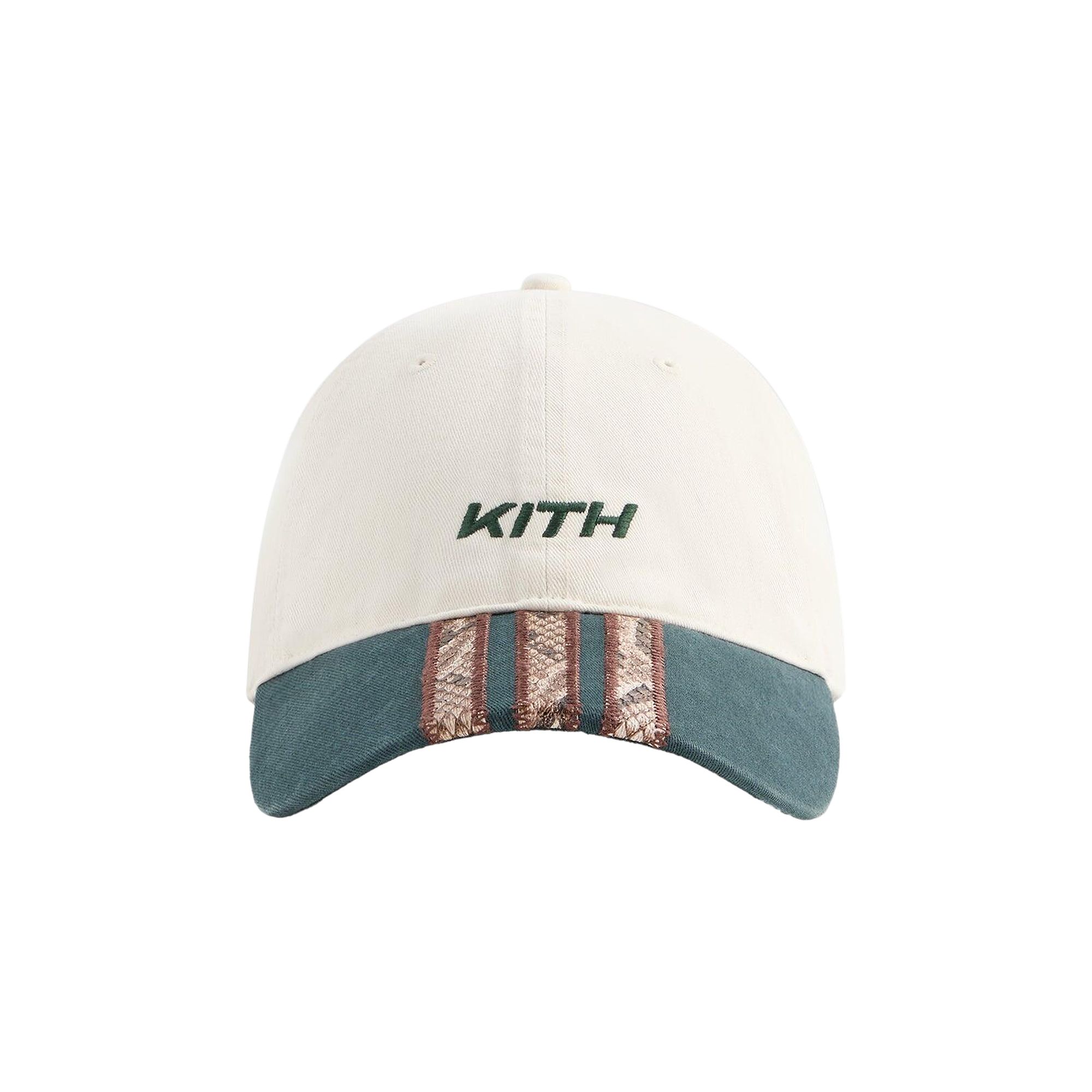 Pre-owned Kith For Adidas Football 3s Cap 'sandrift' | White | Men's Size Onesize