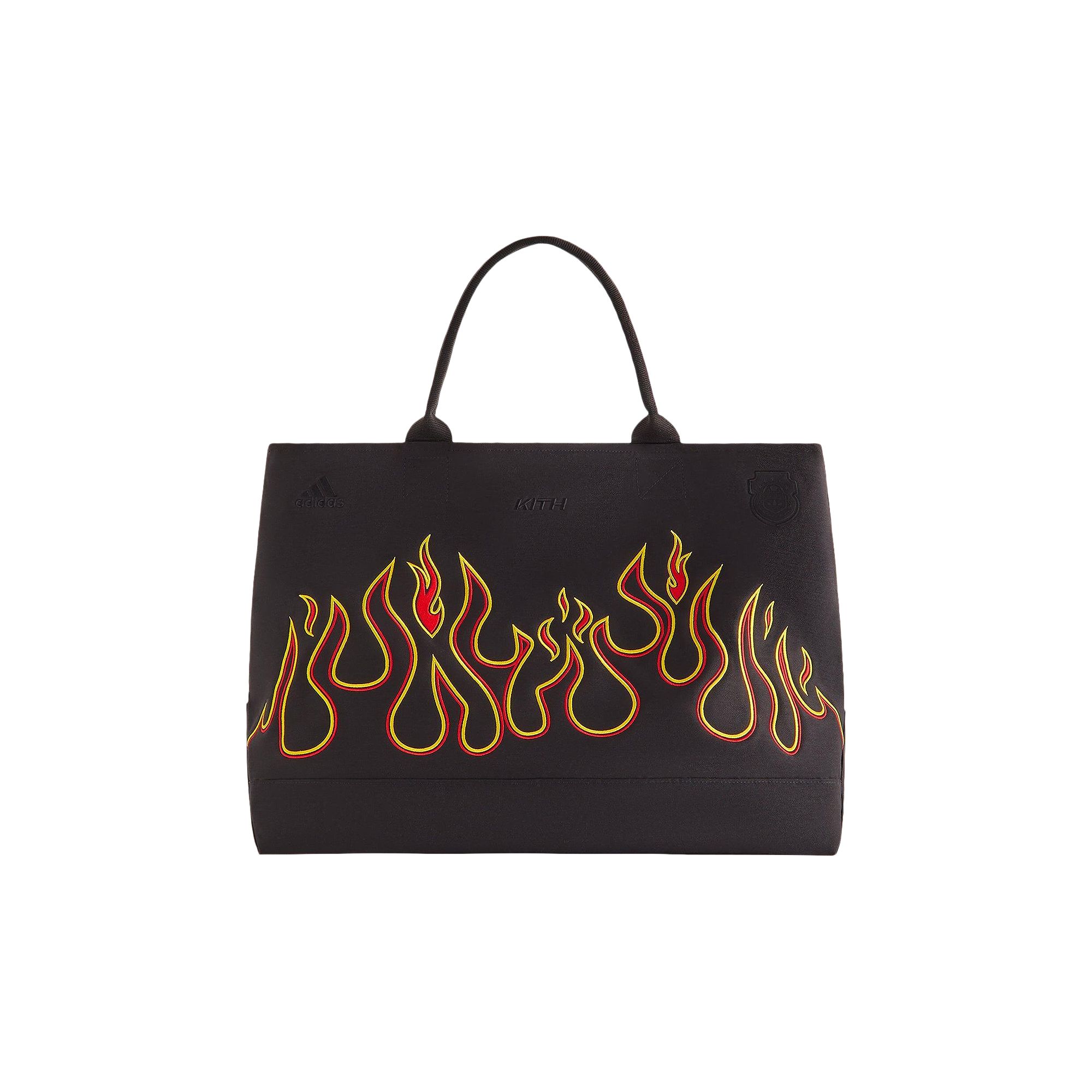 Pre-owned Kith For Adidas Football Flame Tote 'black' | Men's Size Onesize