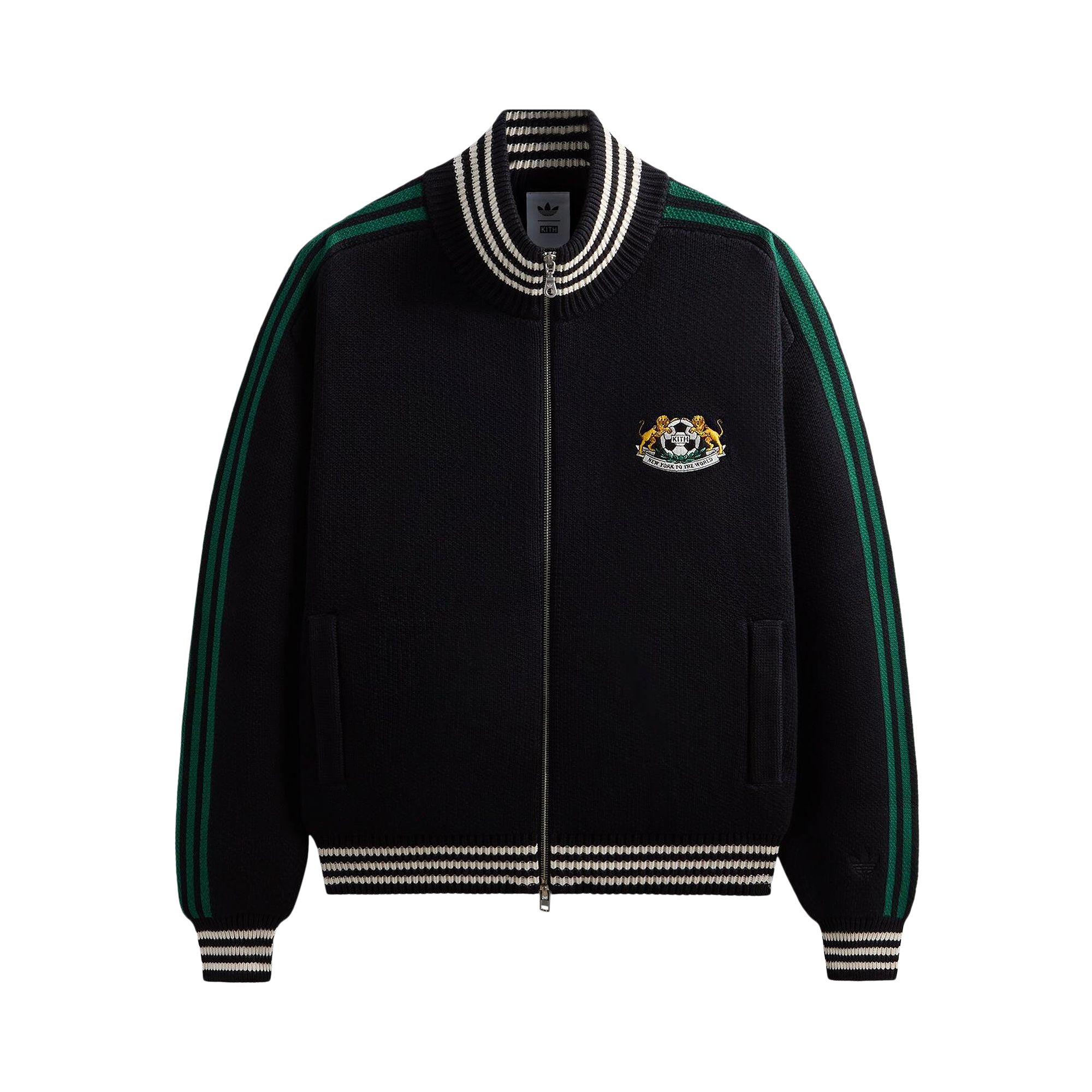 Pre-owned Kith For Adidas Football Wyona Jacket 'black' | Men's Size Xs