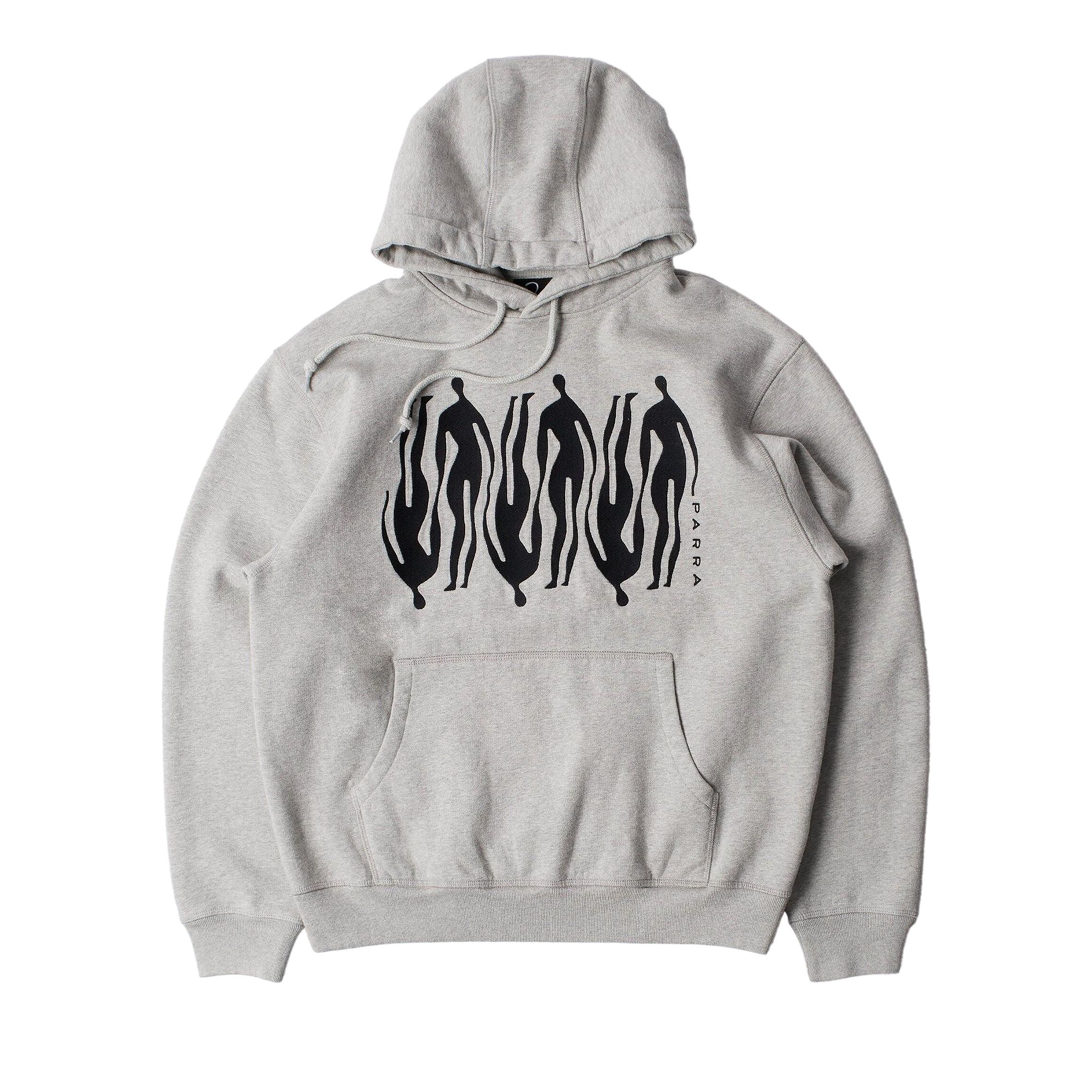 Pre-owned Parra Connected Guy Hooded Sweatshirt 'heather Grey' | Men's Size S In Gray