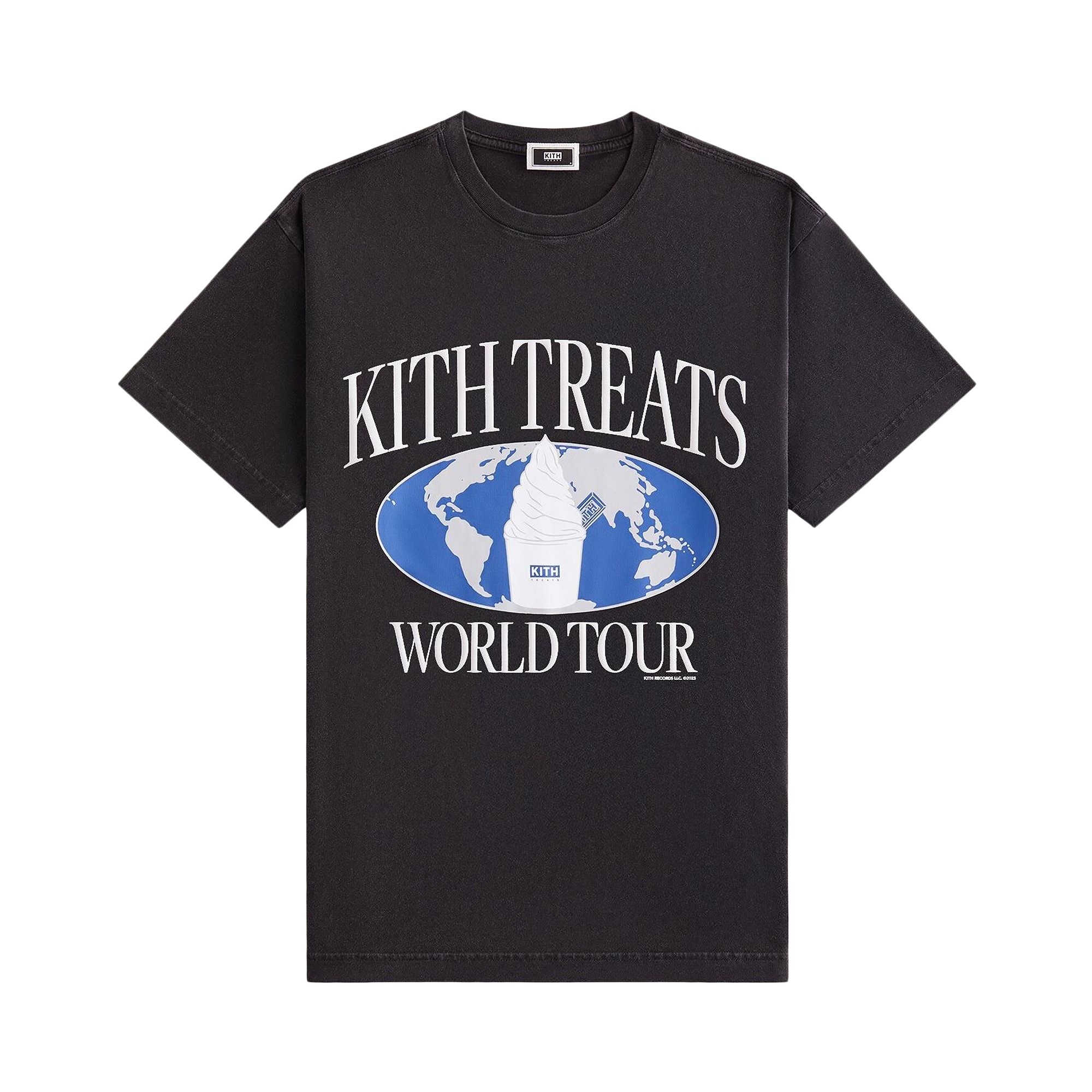 Pre-owned Kith Treats S.w.i.r.l. Tour Vintage Tee 'black' | Men's Size Xxl