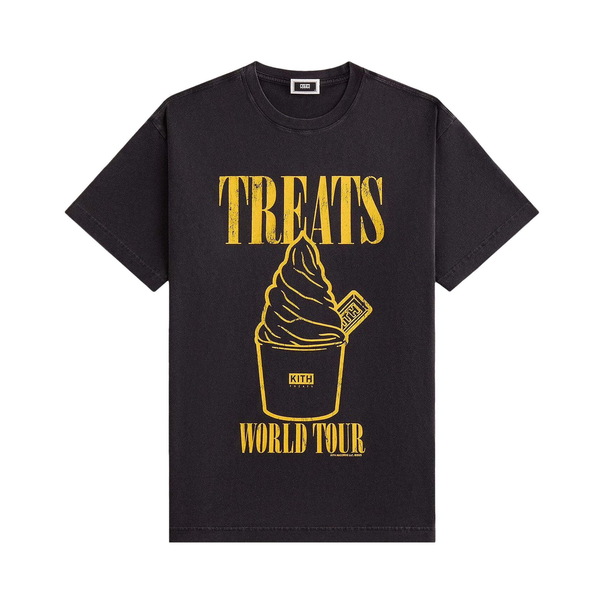 Pre-owned Kith Treats Heart-shaped Swirl Vintage Tee 'black' | Men's Size Xl