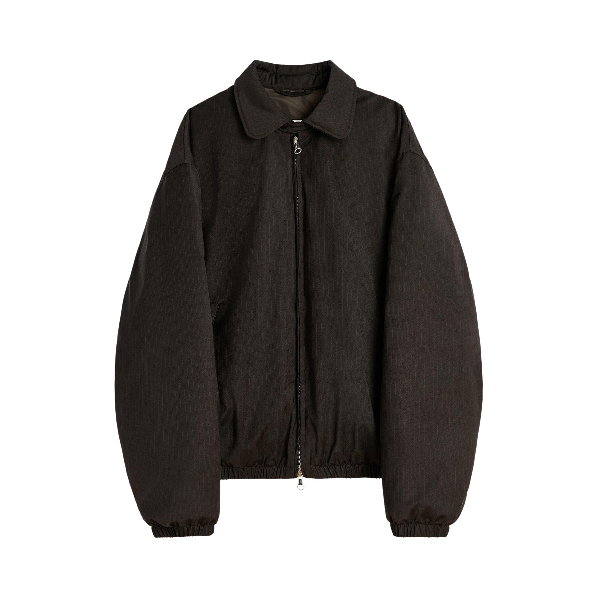 Pre-owned Our Legacy Avenue Puffa Coat 'churchill Stripe' | Tan | Men's Size 50 In Brown