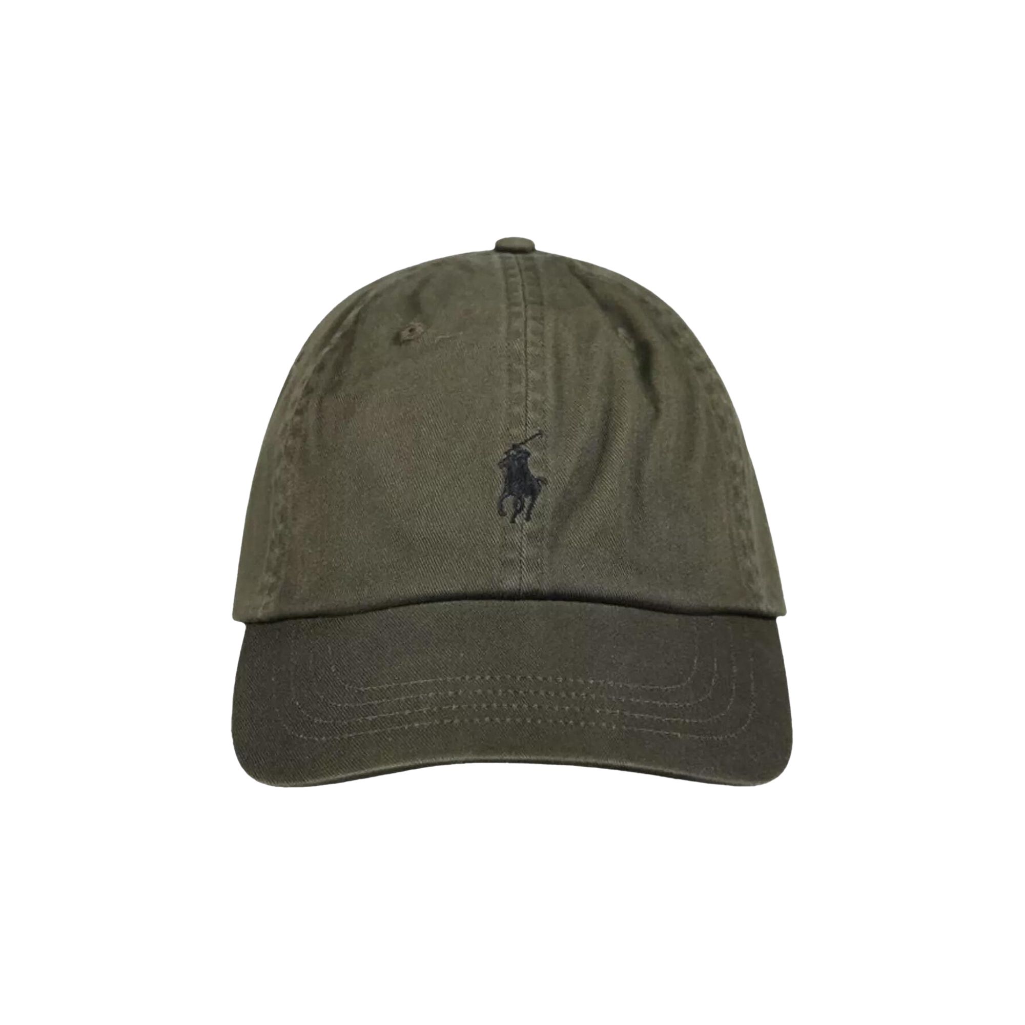 Pre-owned Polo Ralph Lauren Chino Sport Cap 'olive' | Tan | Men's Size Onesize In Brown
