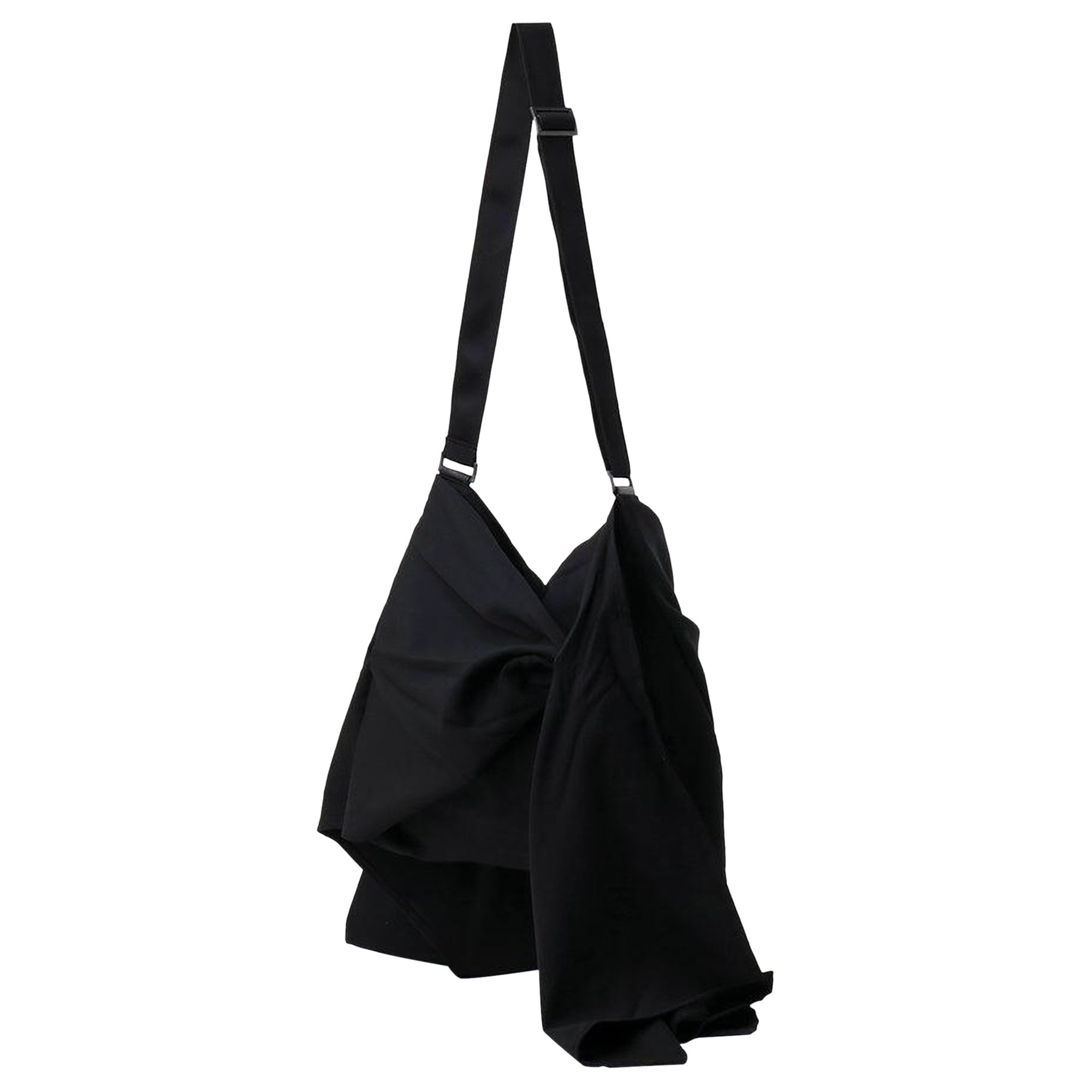 Pre-owned Yohji Yamamoto Cross Draped Sholder Bag 'black' | Women's Size 2
