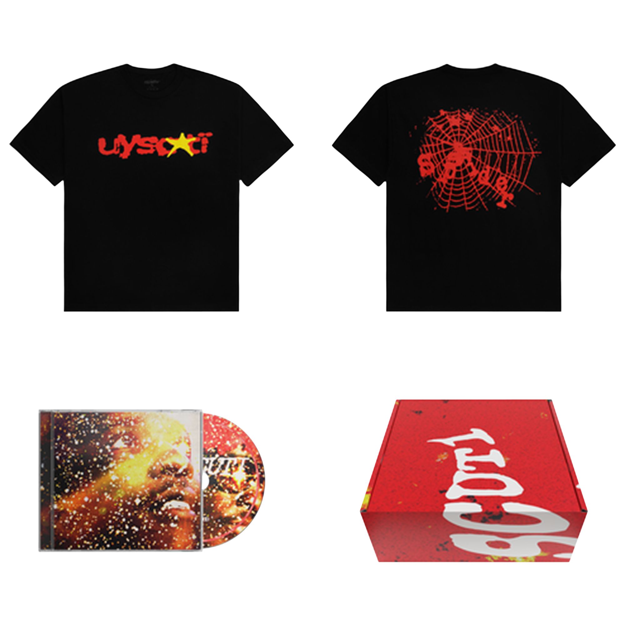 Pre-owned Sp5der X Uy Scuti Box Set 2 'black' | Men's Size S