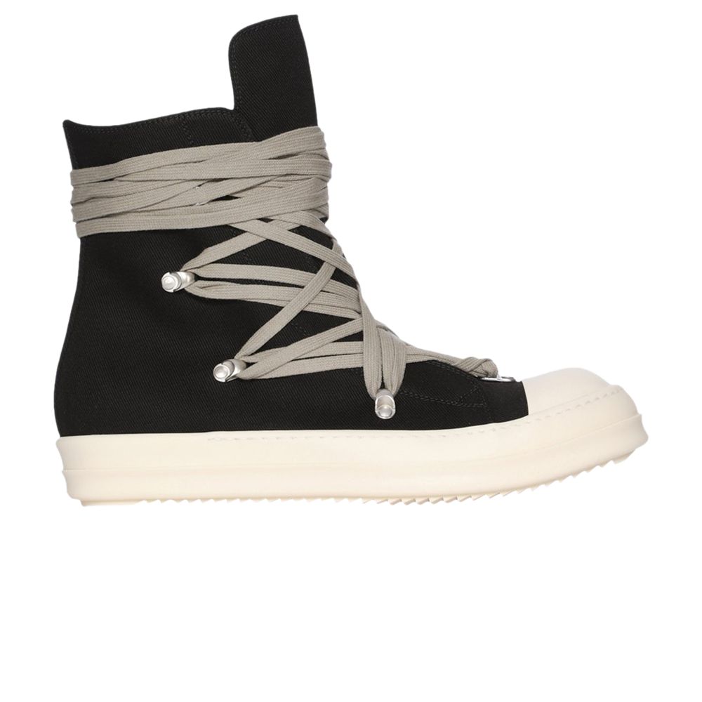 Pre-owned Rick Owens Wmns Concordians Drkshdw Megalace High 'black Milk' | Women's Size 35