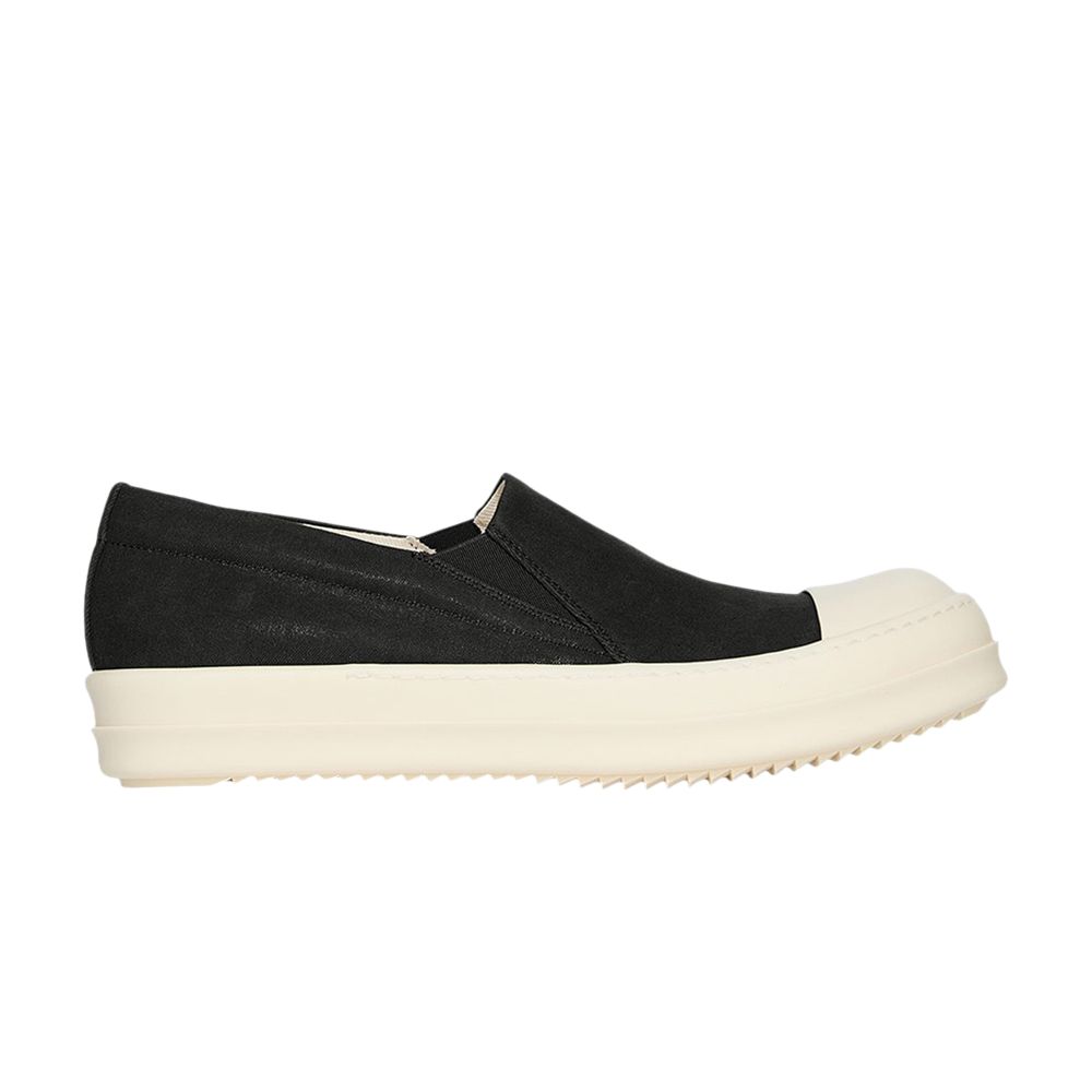 Pre-owned Rick Owens Drkshdw Boat Slip On 'black Milk' | Men's Size 44