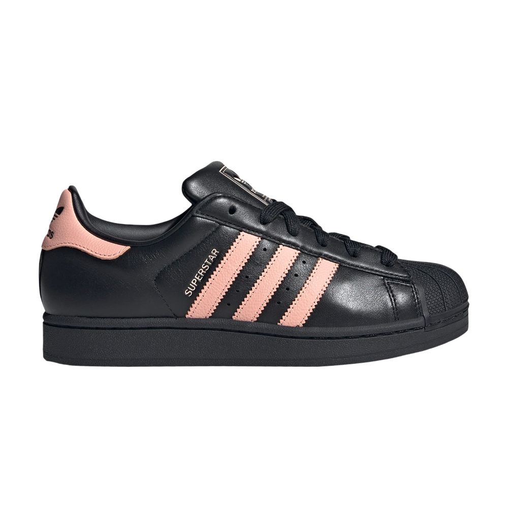 Pre-owned Adidas Originals Adidas Wmns Superstar 'black Glow Pink' | Women's Size 10
