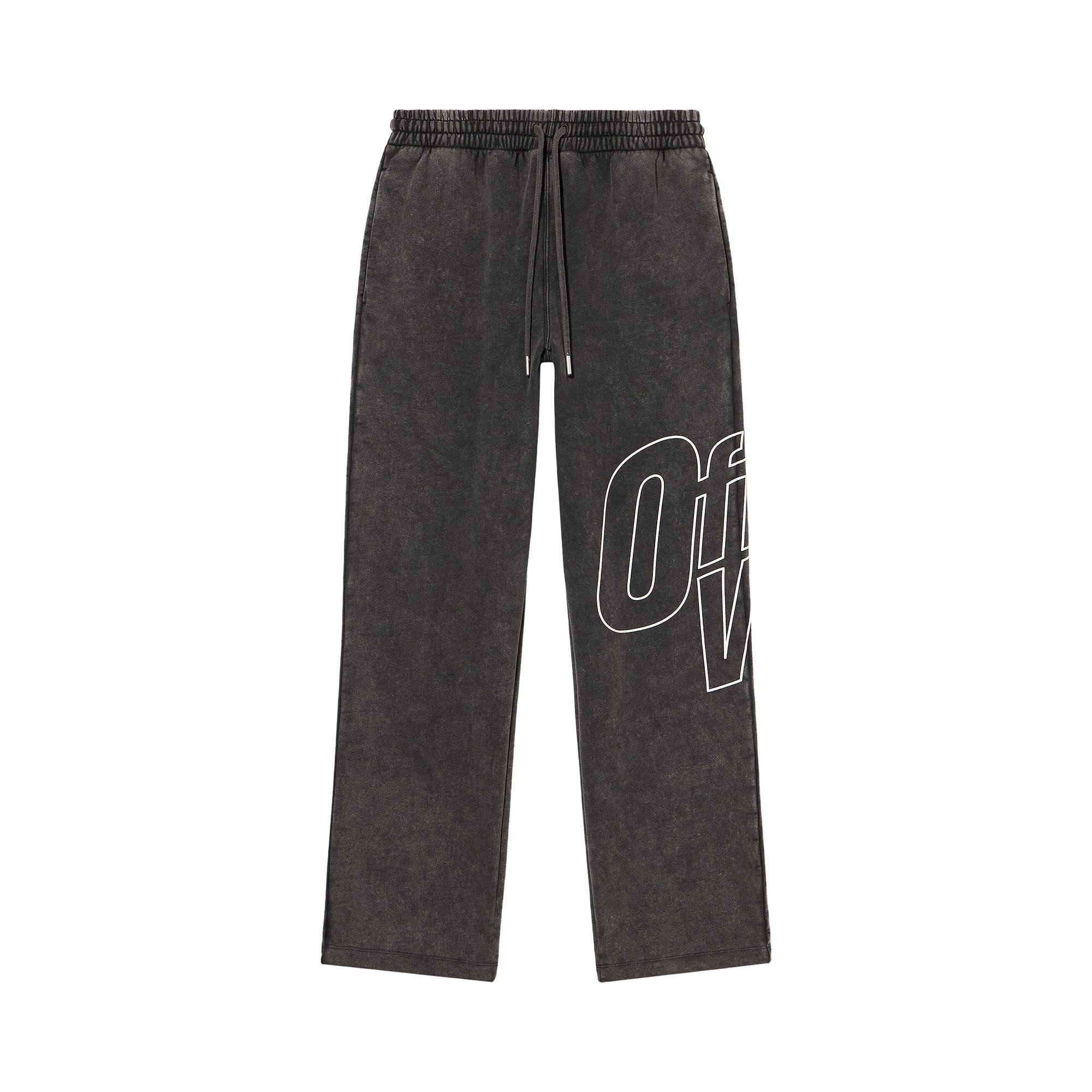 Pre-owned Off-white Outline Arrow Sweatpants 'vintage Black' | Men's Size M