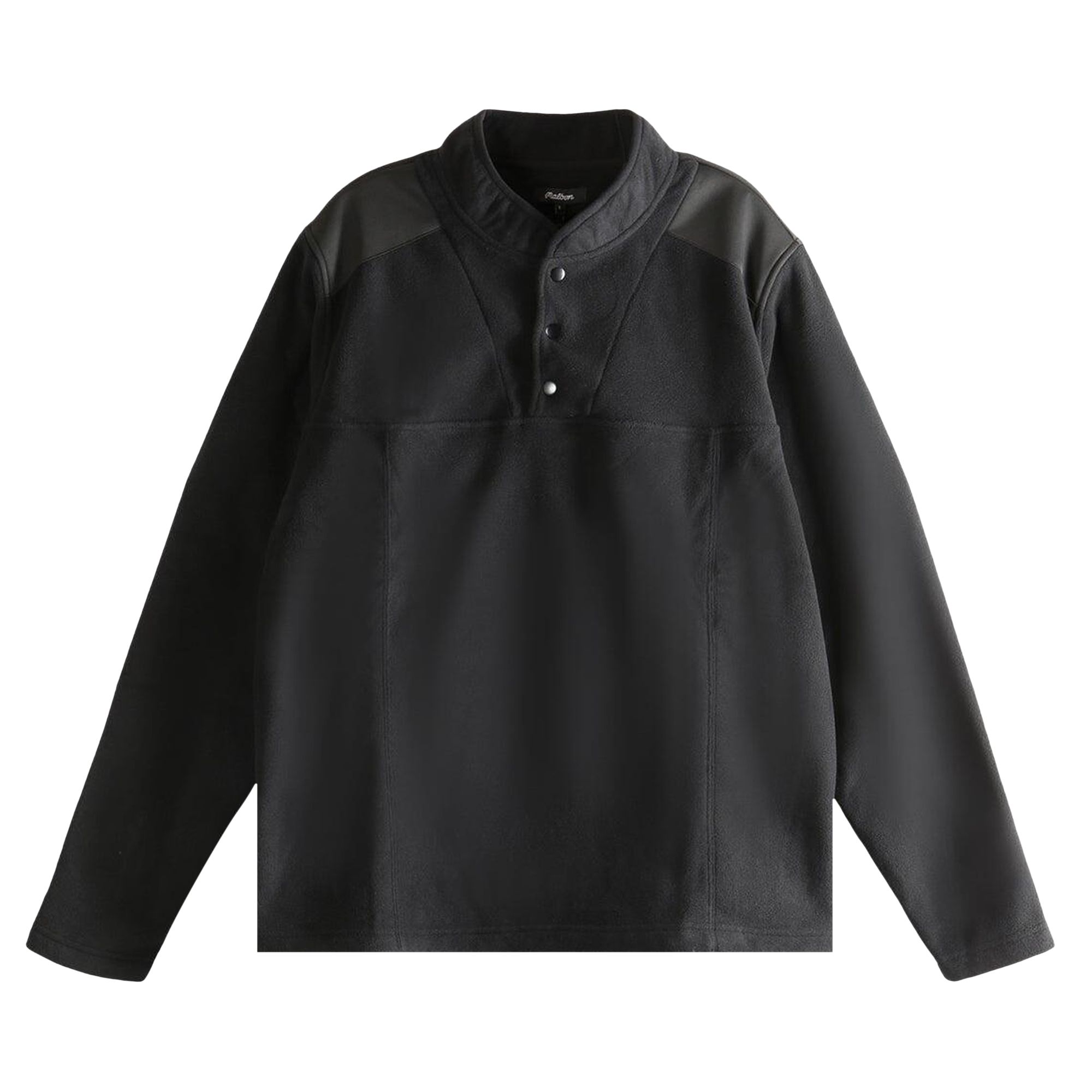 Pre-owned Malbon Colstrip Micro Fleece Sweatshirt 'black' | Men's Size M