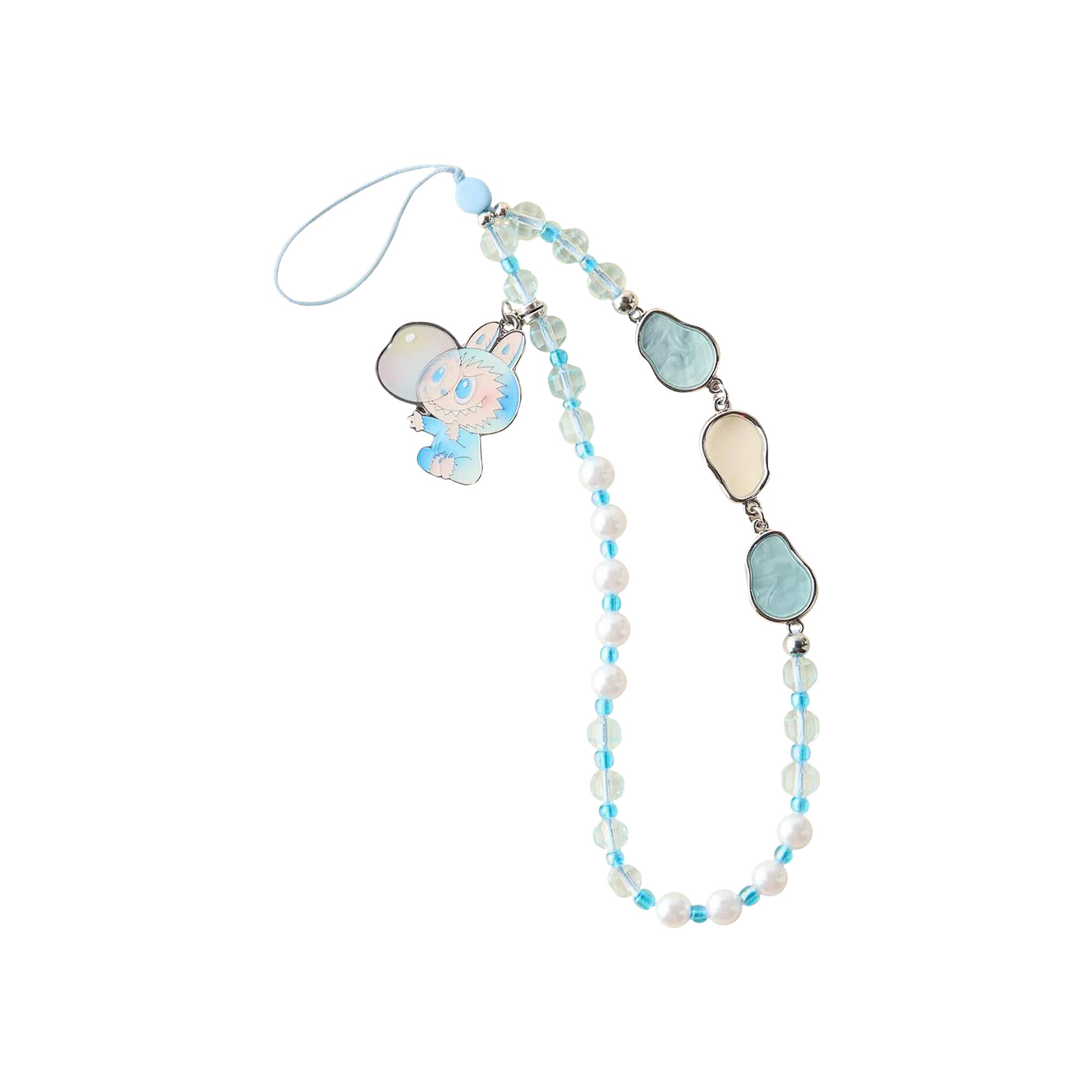 Pre-owned Pop Mart Labubu The Monsters Big Into Energy Series Hope Phone Charm 'blue' | Men's Size Onesize