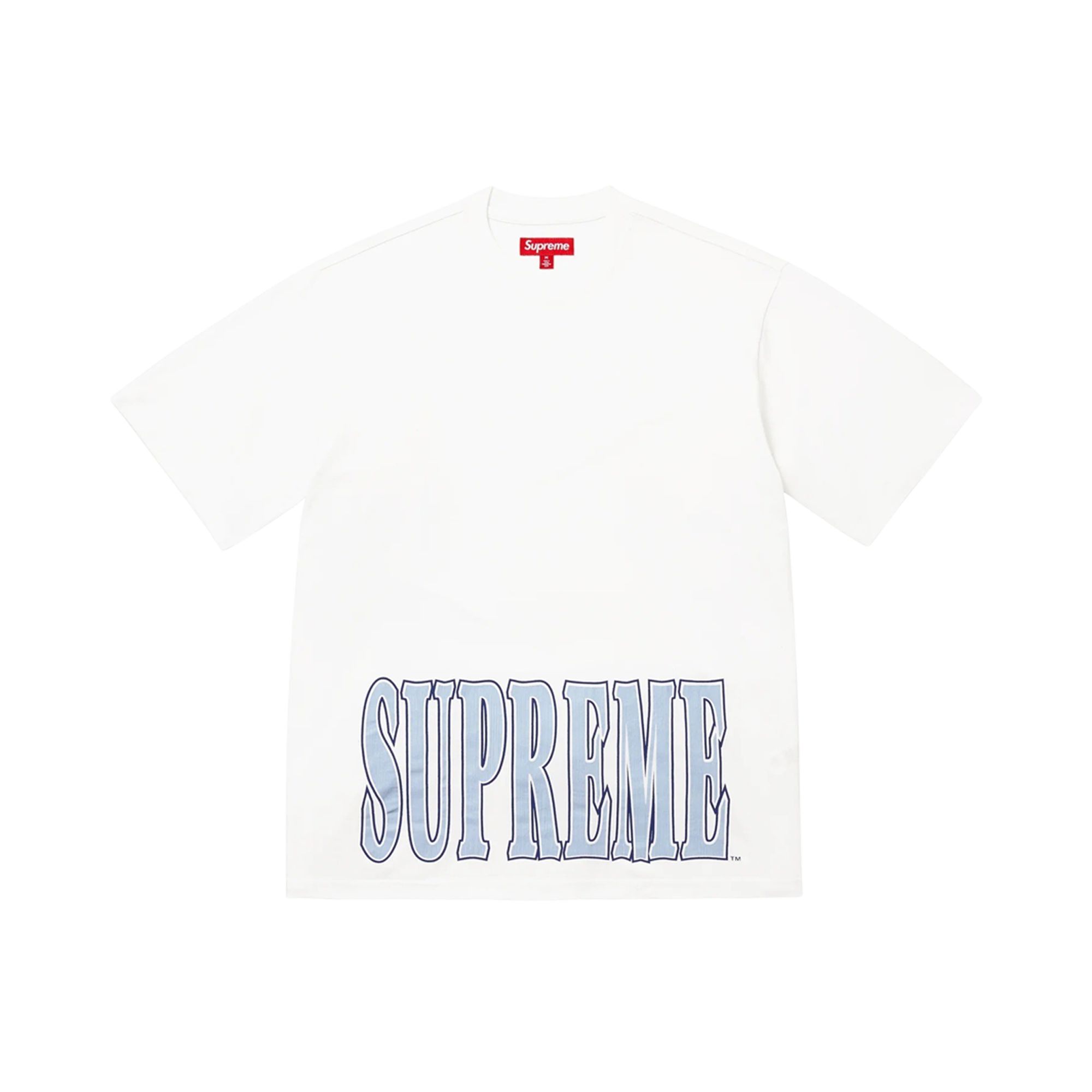 Pre-owned Supreme Cracked Stretch Short-sleeve Top 'white' | Men's Size Xl