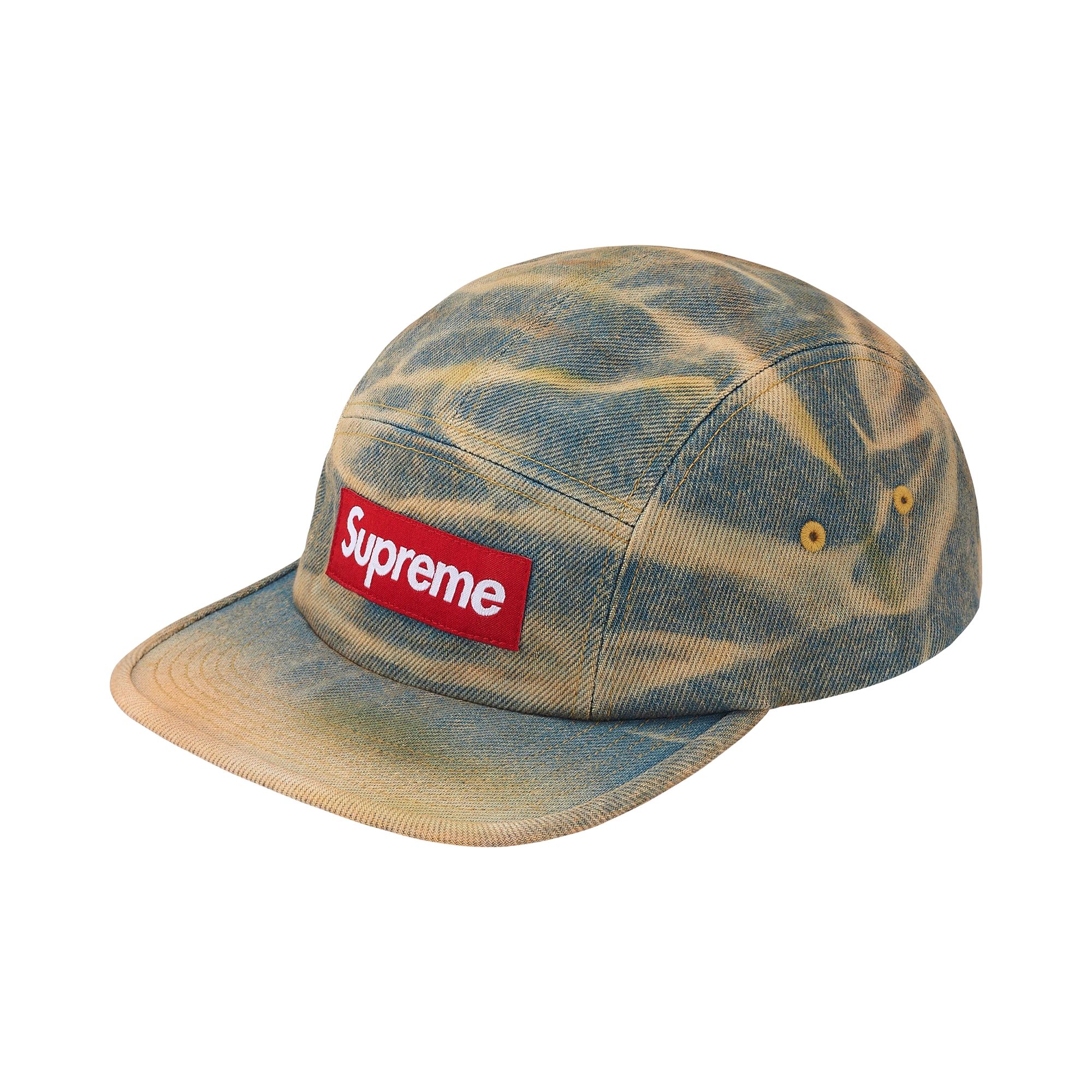 Pre-owned Supreme Denim Camp Cap 'dirty Indigo' | Blue | Men's Size Onesize