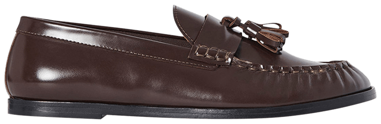 The Row Wmns Loafer Espresso