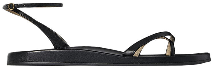 The Row Wmns Hugh Ankle Strap Sandal Black