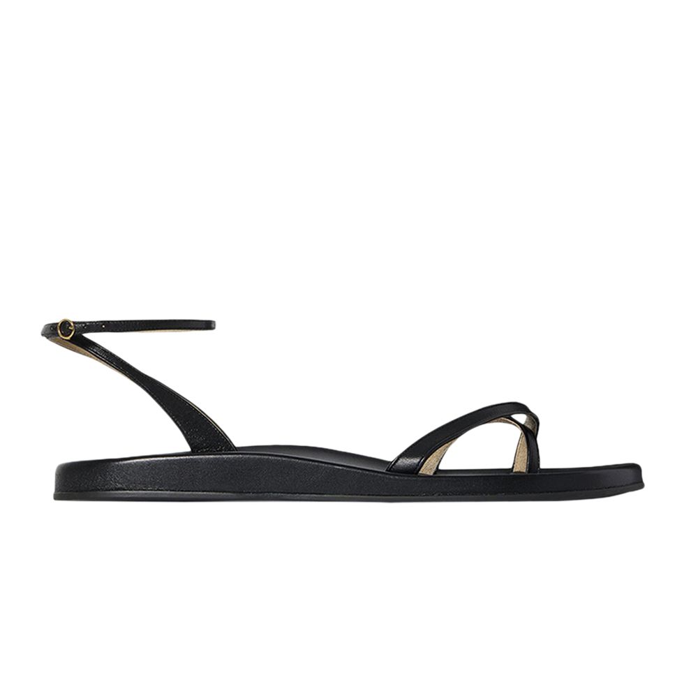 Pre-owned The Row Wmns Hugh Ankle Strap Sandal 'black' | Women's Size 36