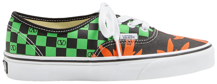 Valentino Garavani x Vans Authentic Checkerboard Tropical Leaves
