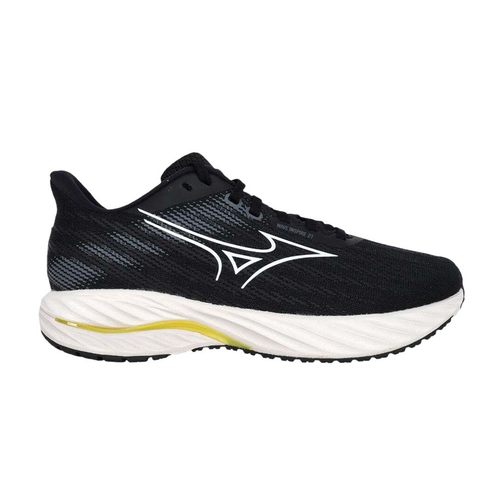 Pre-owned Mizuno Wmns Wave Inspire 21 Super Wide 'black White' | Women's Size 7