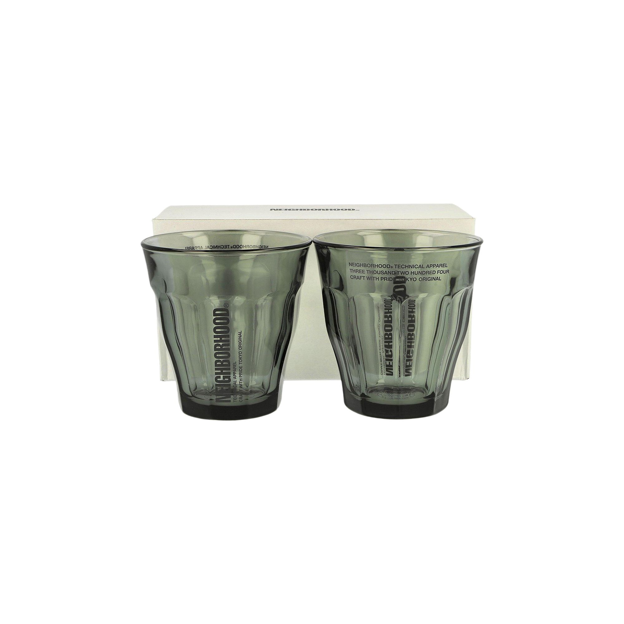 Pre-owned Neighborhood Duralex Glass Set 'grey' | Men's Size Onesize In Gray