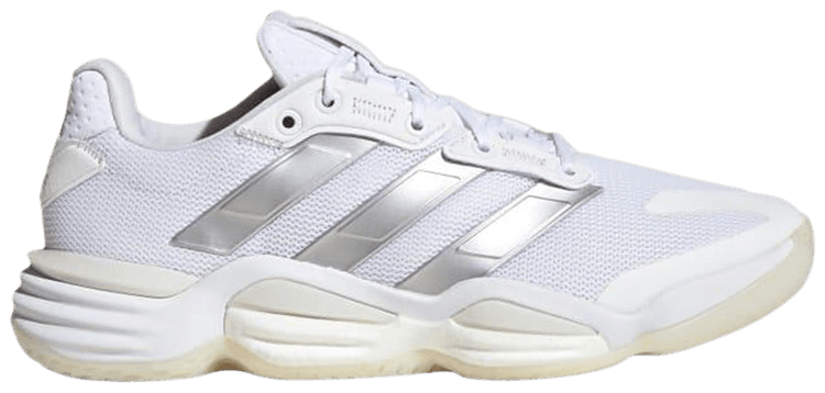 Adidas Wmns Stabil 16 Indoor Cloud White Silver Metallic