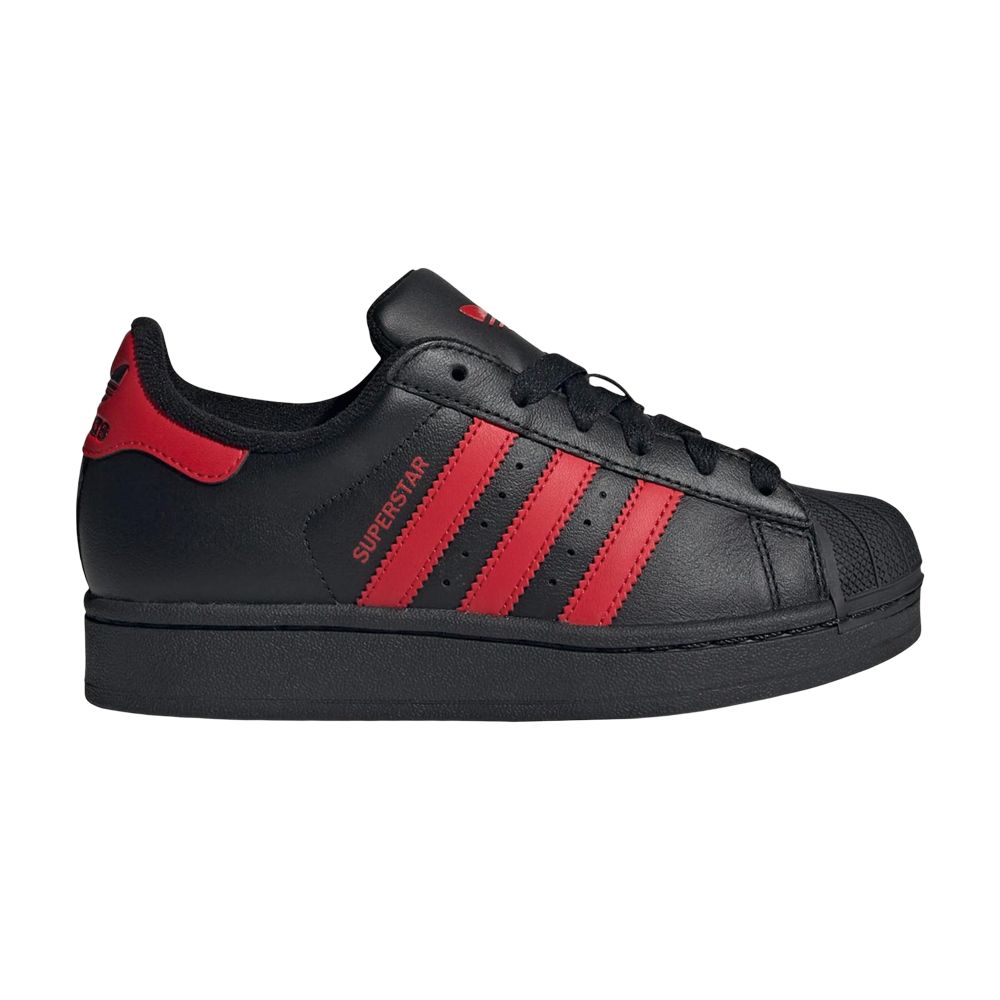 adidas Superstar 2 J 'Core Black Scarlet' | Kid's Size 3.5 - JH7902