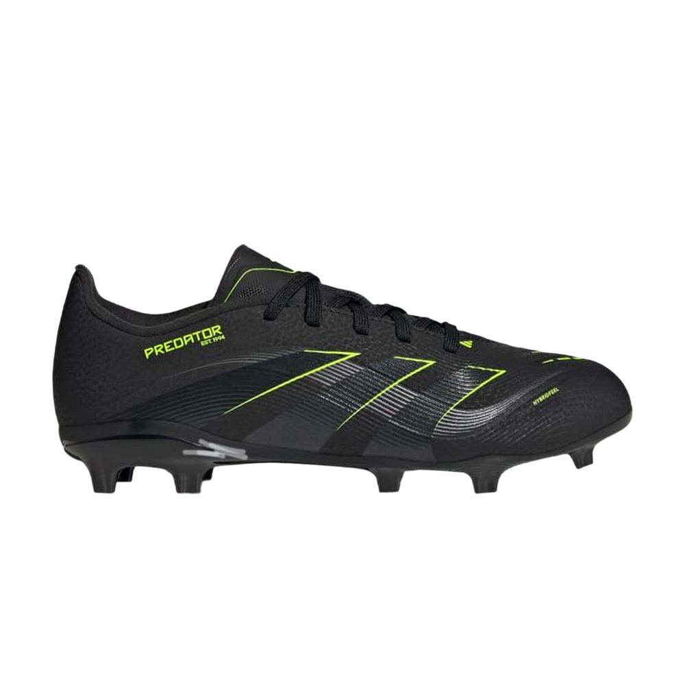 adidas Predator League FG MG J 'Core Black Lucid Lemon' | Kid's Size 3.5 - JI1122