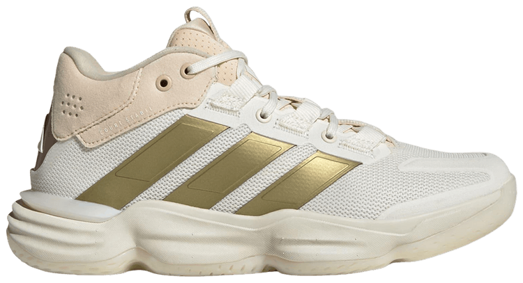 Adidas Wmns Court Stabil Indoor Off White Gold