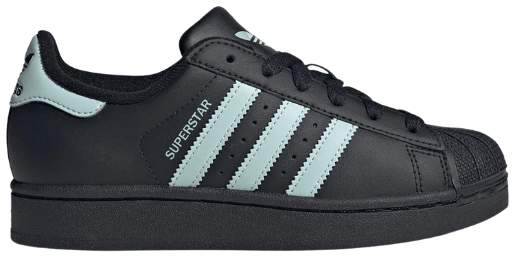 adidas Superstar 2 J Core Black Ash Green
