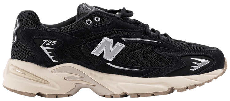 New Balance 725 Black Metallic Silver