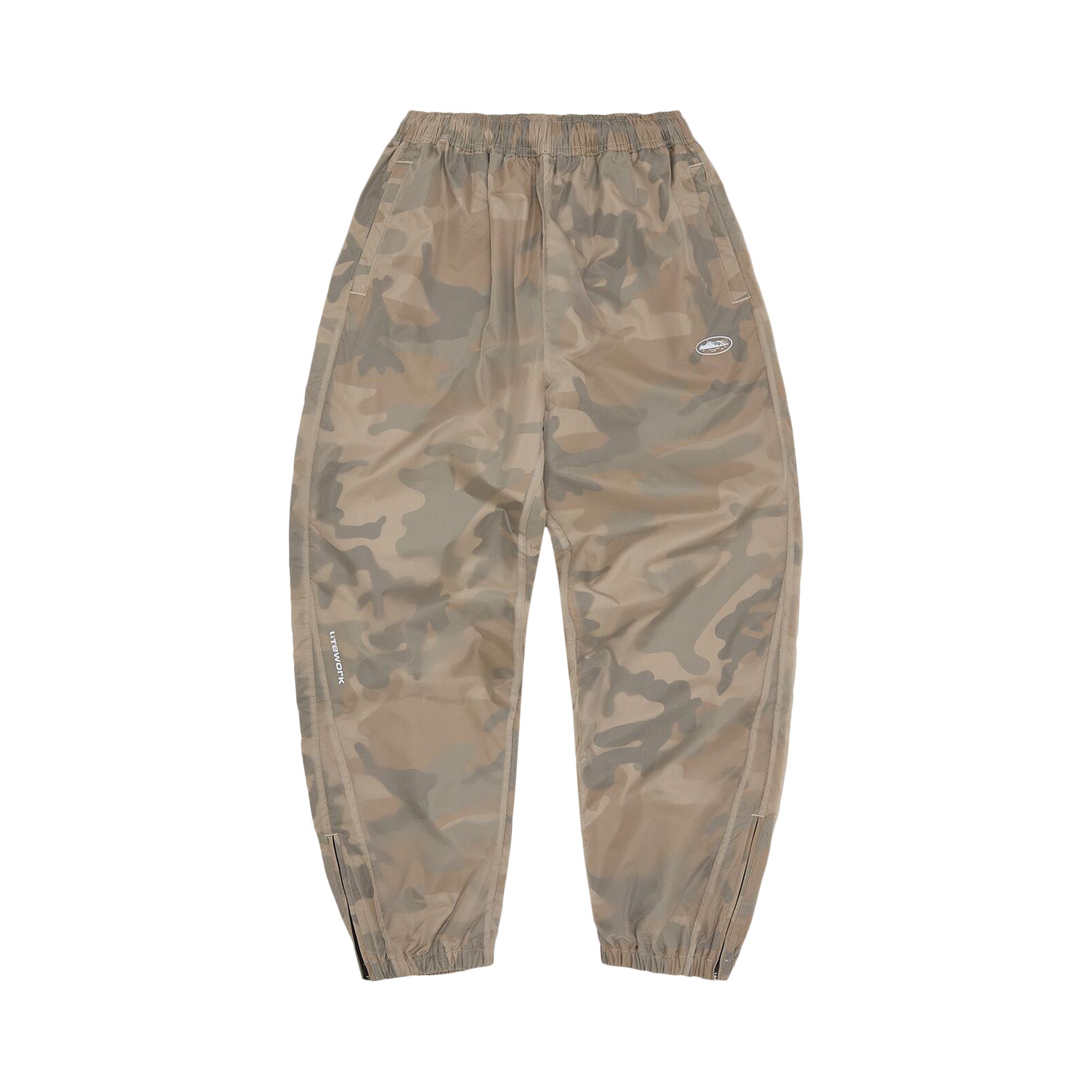 Pre-owned Corteiz Dual-layer Litework Pant 'desert Camo' | Tan | Men's Size Xxl In Brown