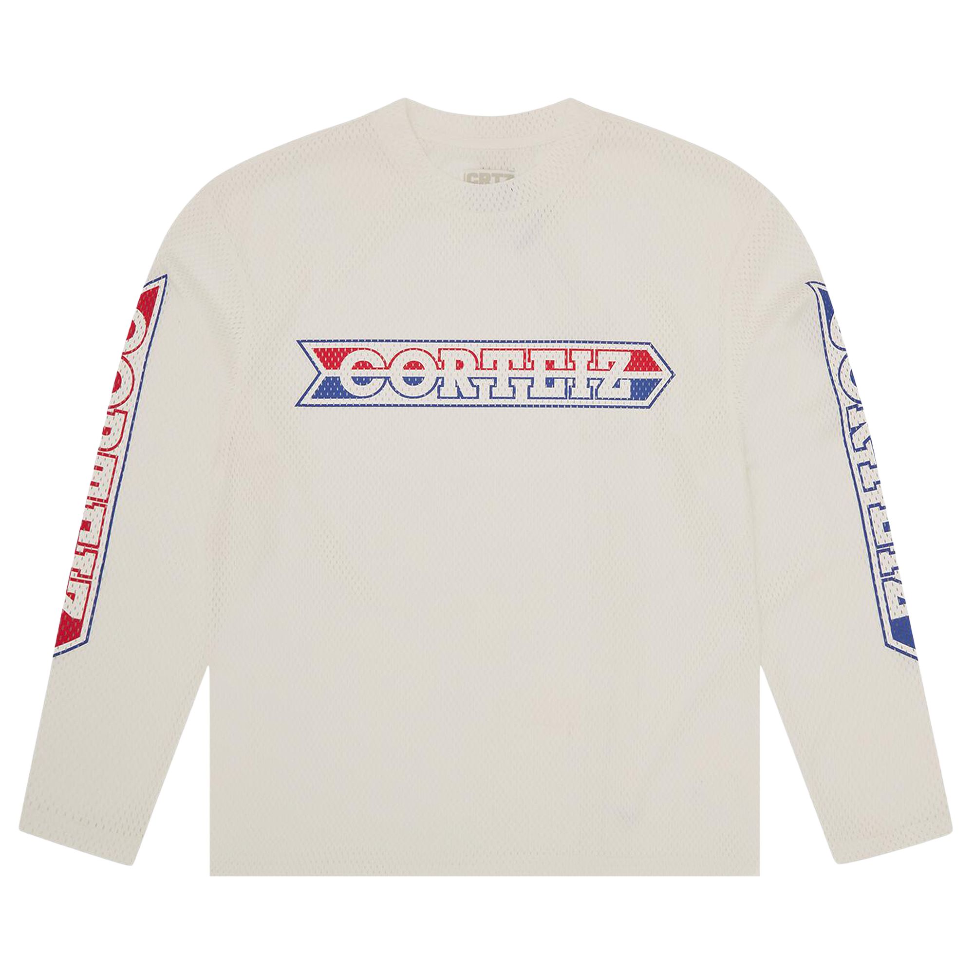 Pre-owned Corteiz Race Mesh Long-sleeve Jersey 'off White' | Men's Size L