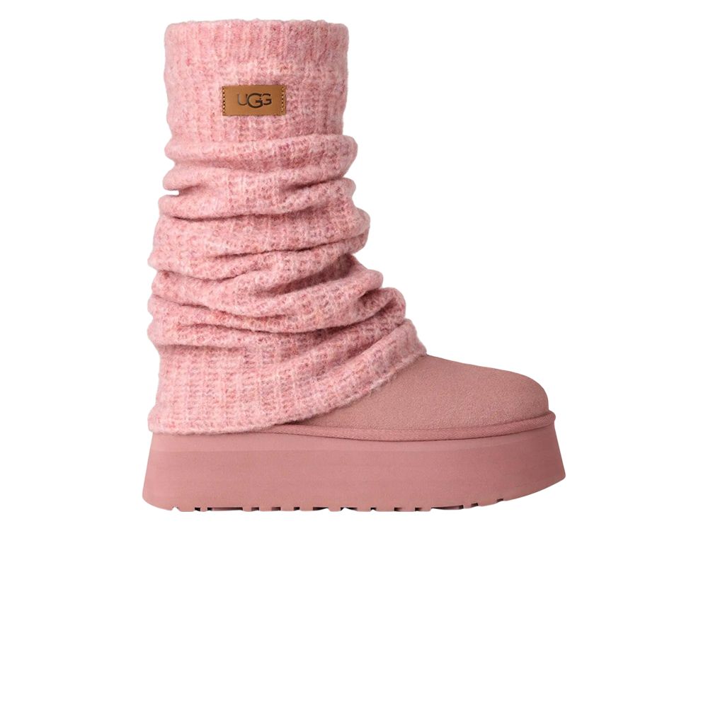 Pre-owned Ugg Wmns Classic Mini Dipper Legwarmer 'pink Dawn' | Women's Size 8