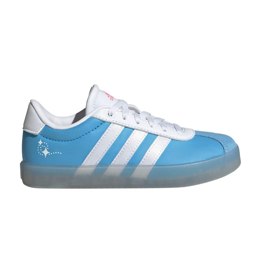 adidas Disney x VL Court 3.0 K 'Cinderella' | Blue | Kid's Size 5 - JQ6678