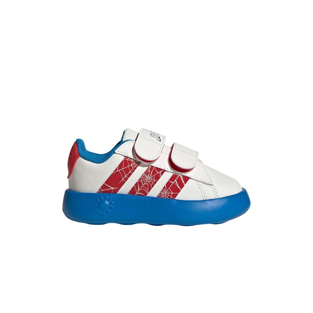 Pre-owned Adidas Originals Adidas Marvel X Grand Court I 'spider-man - White' | Infant Size 8.5