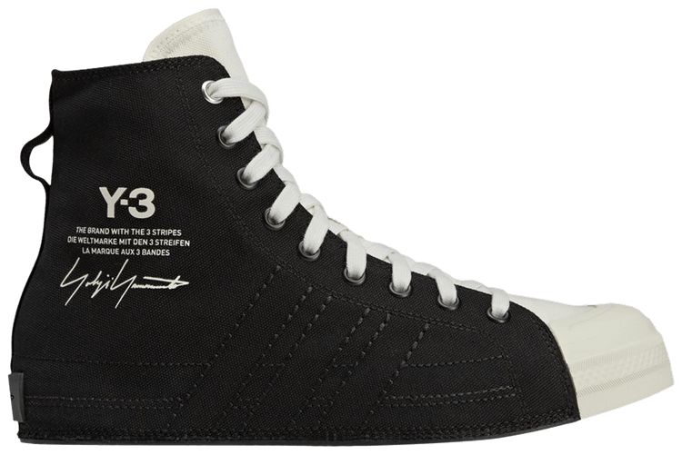 Adidas Y 3 Nizza High Black White