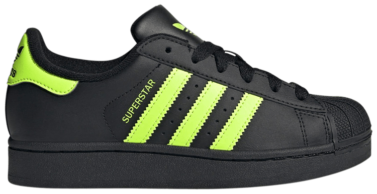 adidas Superstar 2 J Core Black Signal Green