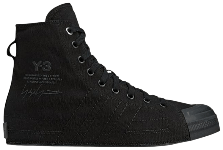 Adidas Y 3 Nizza High Triple Black
