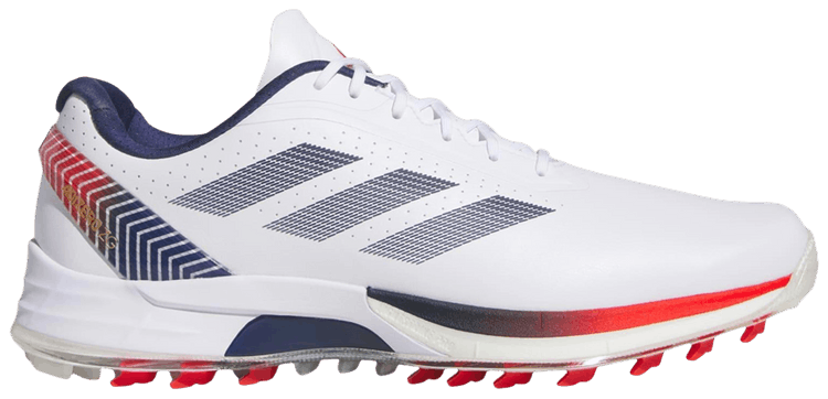 Adidas Adizero ZG Spikeless Golf Cloud White Blue Red