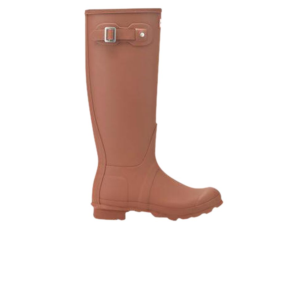 Pre-owned Hunter Wmns Original Tall Rain Boot 'medium Natural' | Tan | Women's Size 5 In Brown