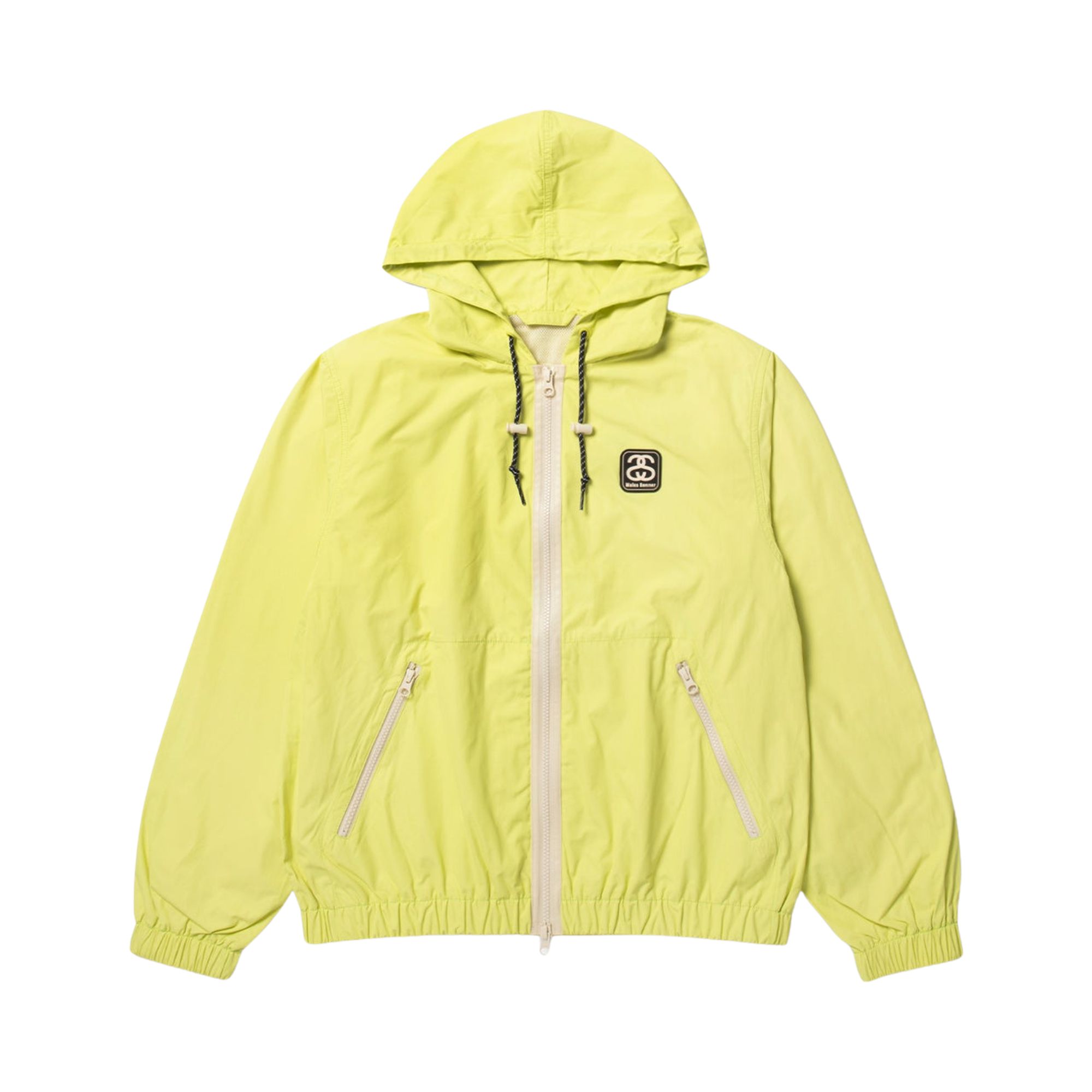 Pre-owned Stussy X Wales Bonner Windbreaker 'lime' | Green | Men's Size L