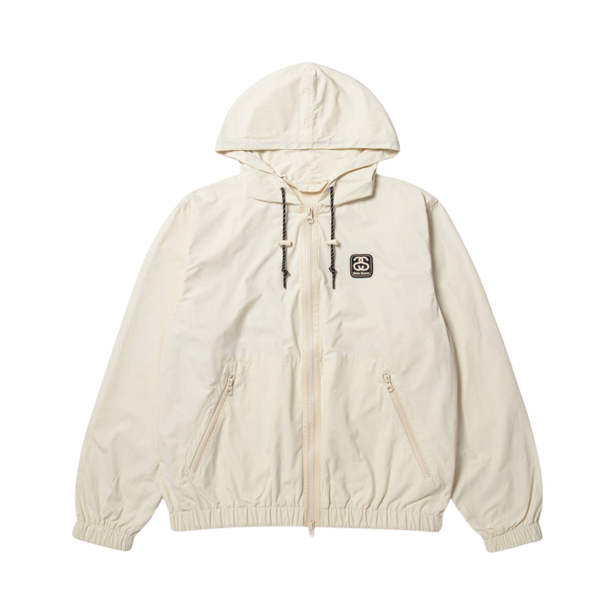 Pre-owned Stussy X Wales Bonner Windbreaker 'ivory' | Cream | Men's Size L In White